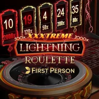 First Person XXXtreme Lightning Roulette game artwork