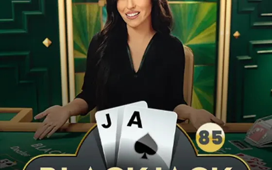 Live dealer blackjack table artwork
