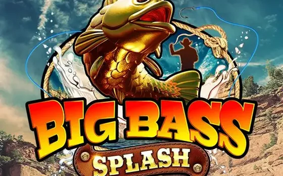 Big Bass Splash slot artwork — one of the video slots in a UK casino lobby