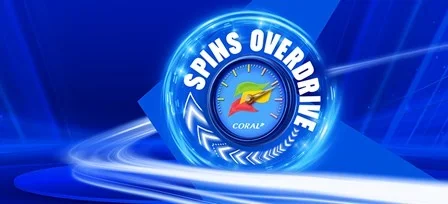 Coral Casino Spins Overdrive free-spins promotion artwork