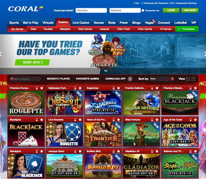 Coral Casino iOS and Android app compared with typical UK casino mobile web wrappers